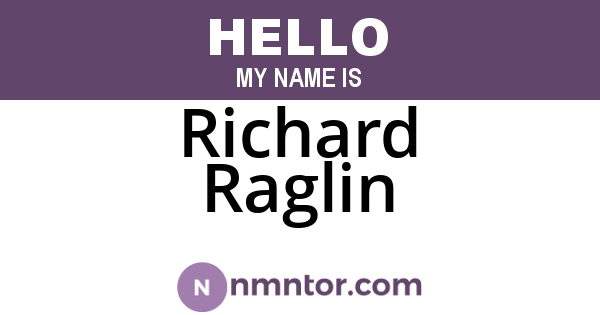 Richard Raglin