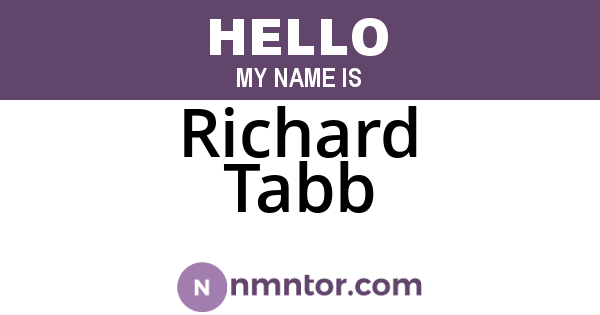 Richard Tabb
