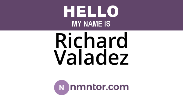 Richard Valadez