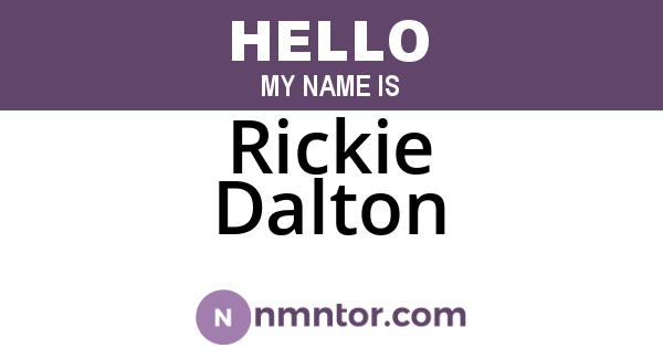 Rickie Dalton