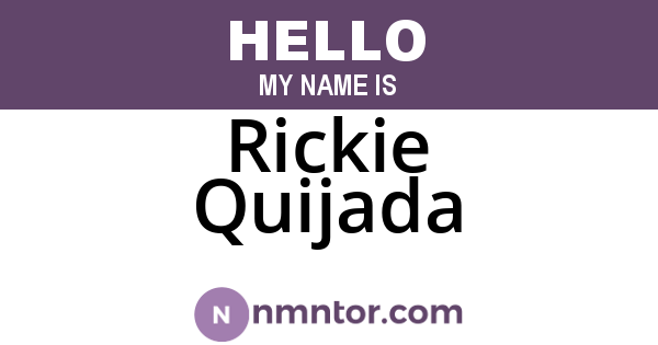 Rickie Quijada