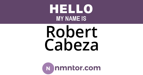 Robert Cabeza