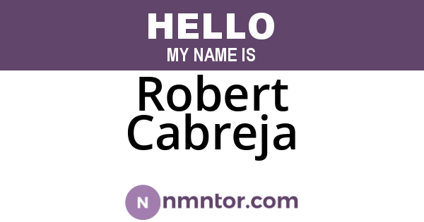 Robert Cabreja