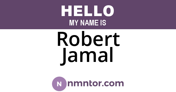Robert Jamal