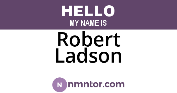 Robert Ladson