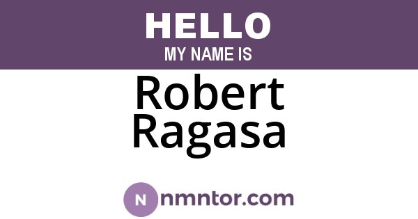 Robert Ragasa