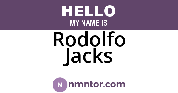 Rodolfo Jacks