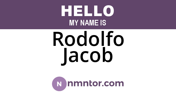 Rodolfo Jacob