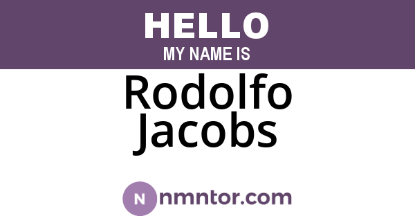 Rodolfo Jacobs