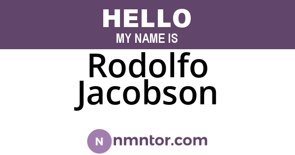 Rodolfo Jacobson