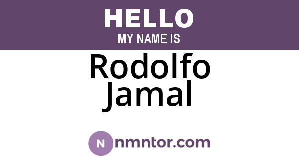 Rodolfo Jamal