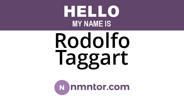 Rodolfo Taggart