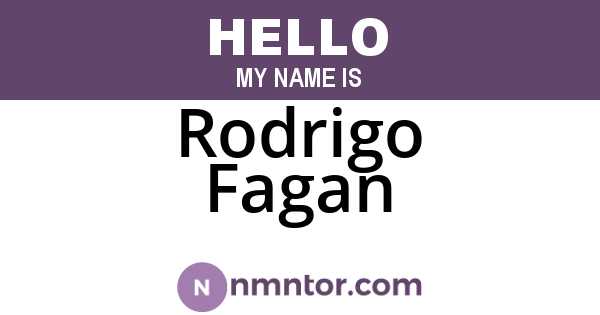 Rodrigo Fagan