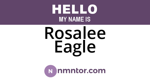 Rosalee Eagle