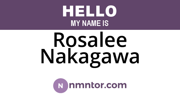 Rosalee Nakagawa