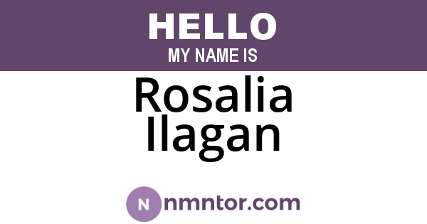 Rosalia Ilagan