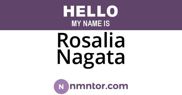 Rosalia Nagata