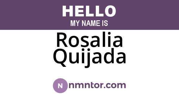 Rosalia Quijada
