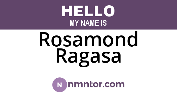 Rosamond Ragasa