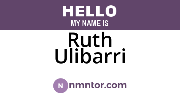 Ruth Ulibarri
