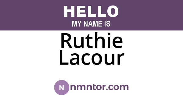 Ruthie Lacour