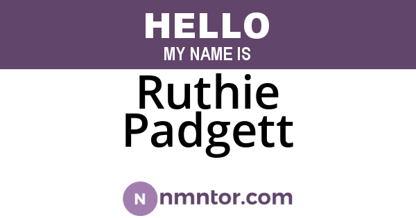 Ruthie Padgett