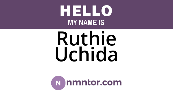 Ruthie Uchida