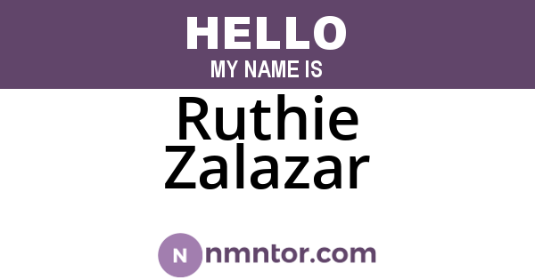 Ruthie Zalazar