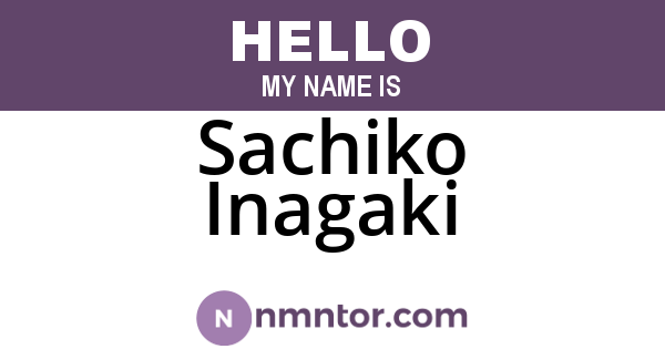 Sachiko Inagaki