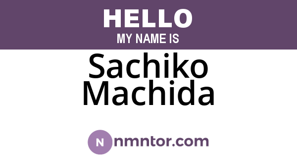 Sachiko Machida