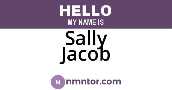 Sally Jacob