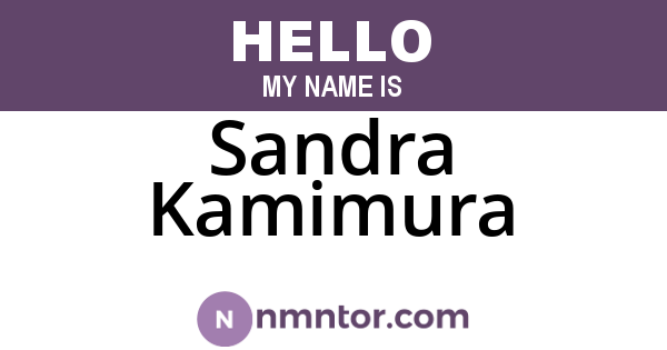 Sandra Kamimura