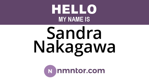 Sandra Nakagawa
