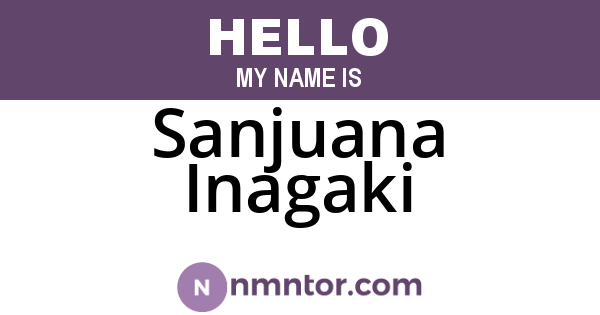 Sanjuana Inagaki