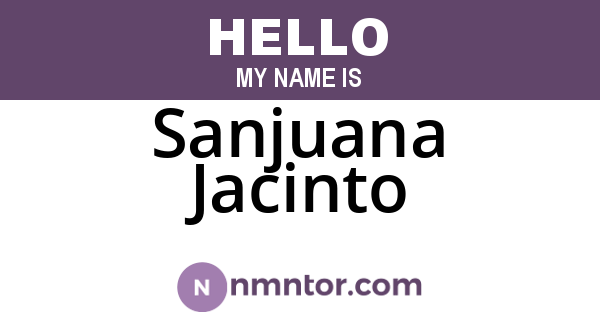 Sanjuana Jacinto