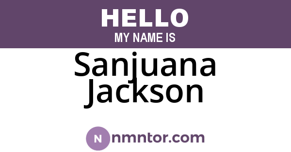 Sanjuana Jackson