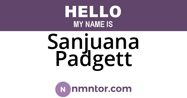 Sanjuana Padgett