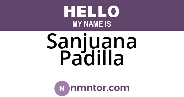 Sanjuana Padilla