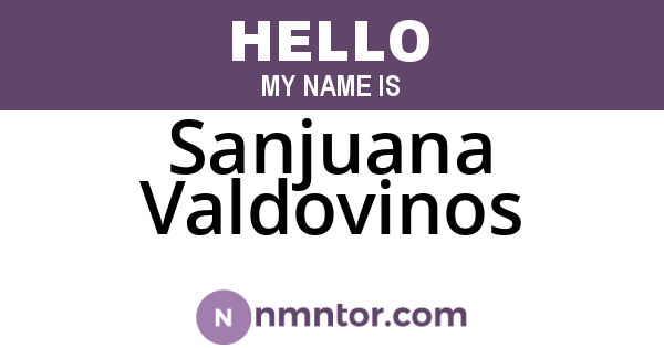 Sanjuana Valdovinos