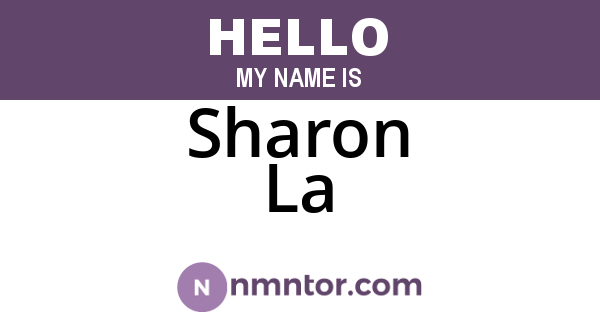 Sharon La