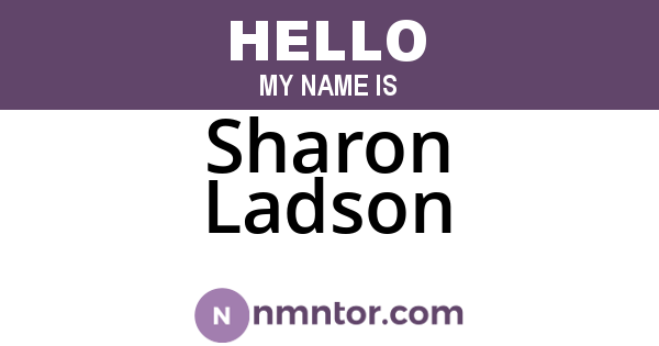 Sharon Ladson