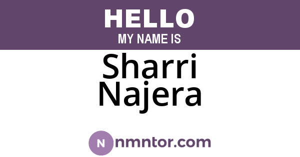 Sharri Najera