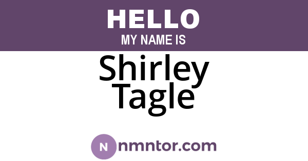 Shirley Tagle