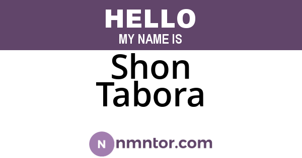 Shon Tabora