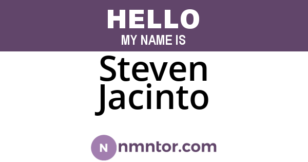 Steven Jacinto