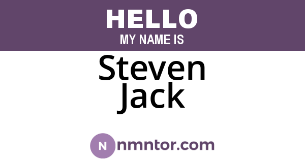 Steven Jack