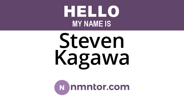 Steven Kagawa