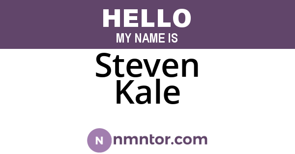 Steven Kale
