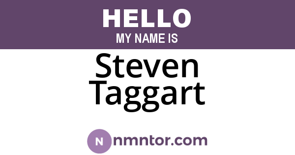 Steven Taggart