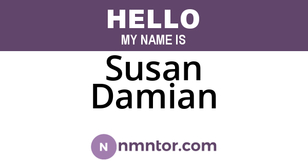 Susan Damian